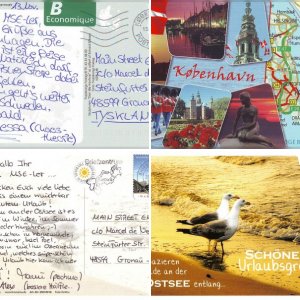 Postkartengrüße aus der weiten Welt
