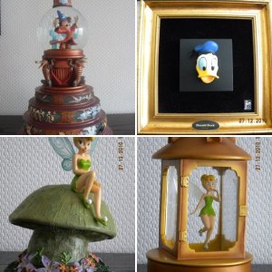 Kugeln, Figuren und anderes von Disney.
