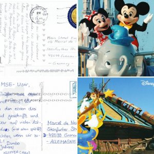 Postkartengrüße aus der Disney Welt