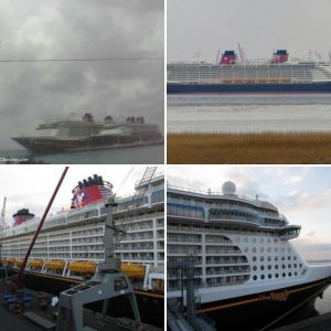 Disney Fantasy in Bremerhaven 04.02.2012