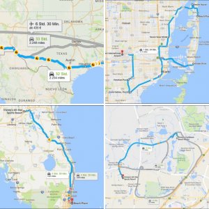 USA 2016 - Streckenabschnitte