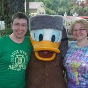 Donald und wir (Disney PhotoPass)