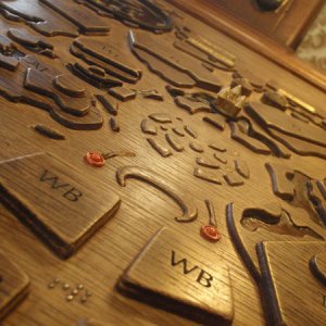 Disneyland Braille 3D Karte