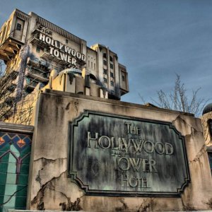 Das Hollywood Tower Hotel in den Walt Disney Studios Paris.
