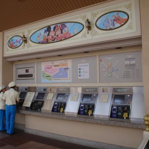 Monorail Ticketautomaten