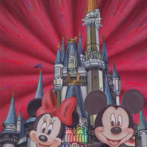 Postkarte aus WDW von Mike und Nathalie, Vorderseite