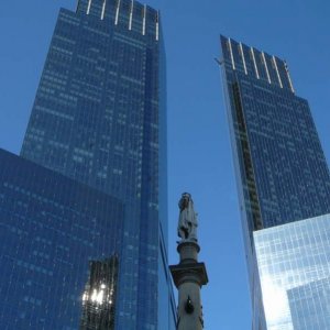 Hohe Häuser am Columbus Circle