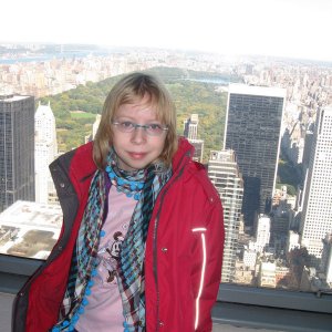Ines on Top of the Rock