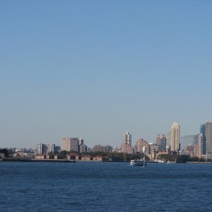 Manhattan mit Freiheitsstatue
