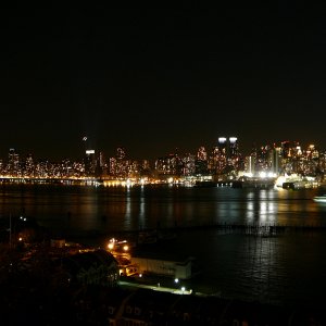 Hudson hinauf bei Nacht