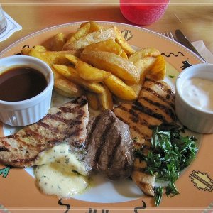 Steakteller im Hacienda