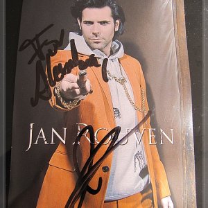 Meine persönliche Autogrammkarte von Jan Rouven