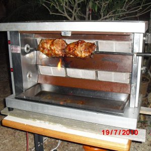 als belohnung saftiger braten vom grill!!!