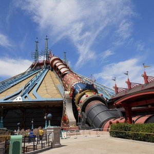 Space Mountain Rückansicht