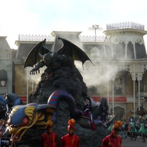 Villains-Wagen bei der Dreams come true Parade