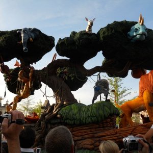 Dschungelwagen bei der Dreams come true Parade