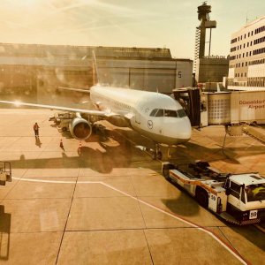 Flieger in Düsseldorf
