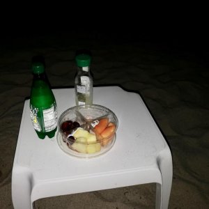 Improvisiertes Frühstück