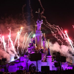 Feuerwerk am Schloss