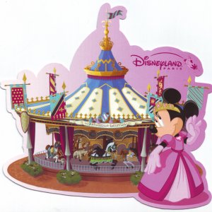 Post von Camthalio aus dem Disneyland Paris - Vorderseite - Juli 2010