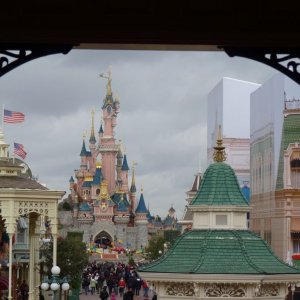 Blick auf das Schloss
Disneyland Paris - März 2010