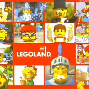 Vorderseite der Karte aus dem Legoland von Himmelskind + Tarzan