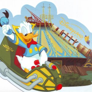 Gruppenpost aus dem Disneyland Paris von Eeyore, Mijoux, Mattis, DreamPluto, P*S*A*, HiddenMickey, 3 little Sailorkids - Vorderseite