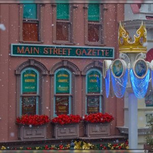Blick auf die Mainstreet vom Walt's aus ...
