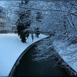 Die Aa im Winter