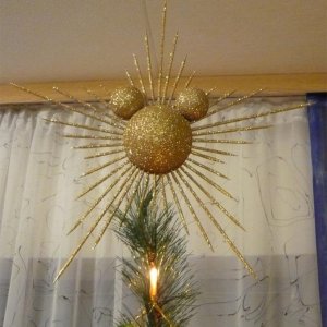 Weihnachtsbaum-Spitze, selbstgebastelt