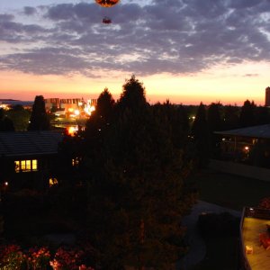 Blick aus dem Hotelzimmer