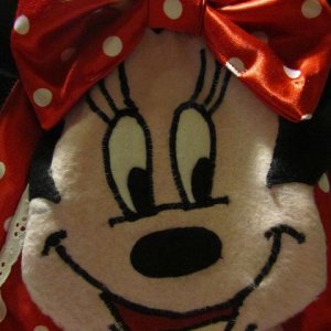 Detail- Minnie-Gesicht (Verschlußklappe)
