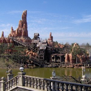 Blick auf Big Thunder Mountain