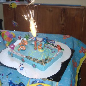 Findet Nemo PApageien Kuchen