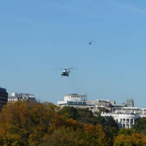 Hubschrauberstart am Weißen Haus