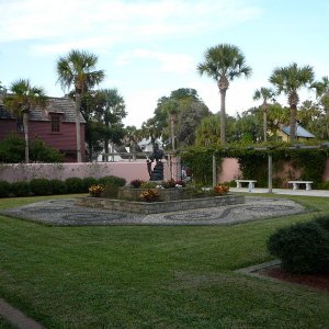 Gartenanlage in St. Augustine