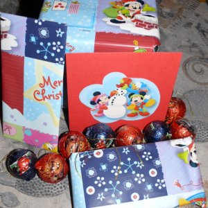 Wichtelgeschenk eingepackt