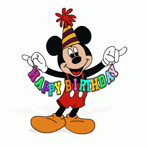 Mickey Mouse Happy Birthday