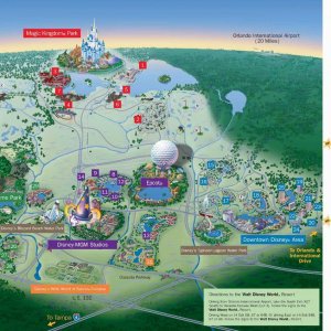 Map WDW Resort