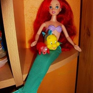 Arielle Barbie (Simba); Fabius + Sebastian Figuren