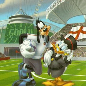 Goofy und Dagobert Duck aus Lettland