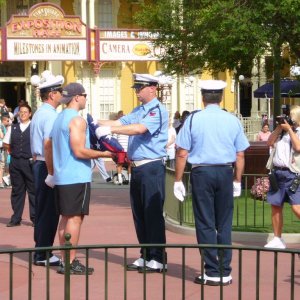 Flag Retreat 3