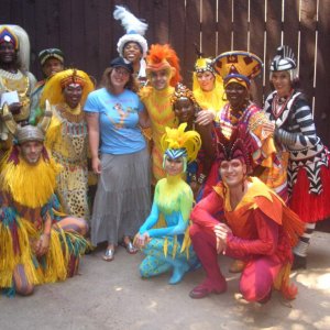 The Festival of Lion King-Cast and me ^^