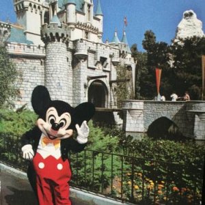 Mickey im Disneyland in Anaheim aus Amerika