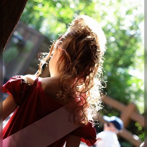 Die Prinzessin von hinten