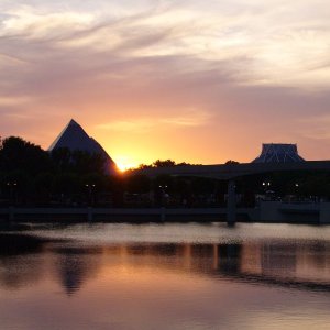 Sunset at EPCOT