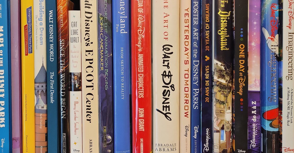 Eine Sammlung von Disney Büchern