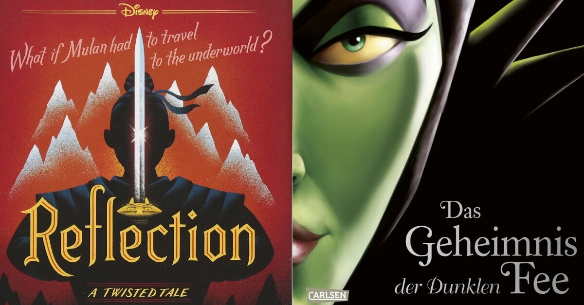 Disney Romane: Je ein Cover der Twisted Tales & Villains Reihe