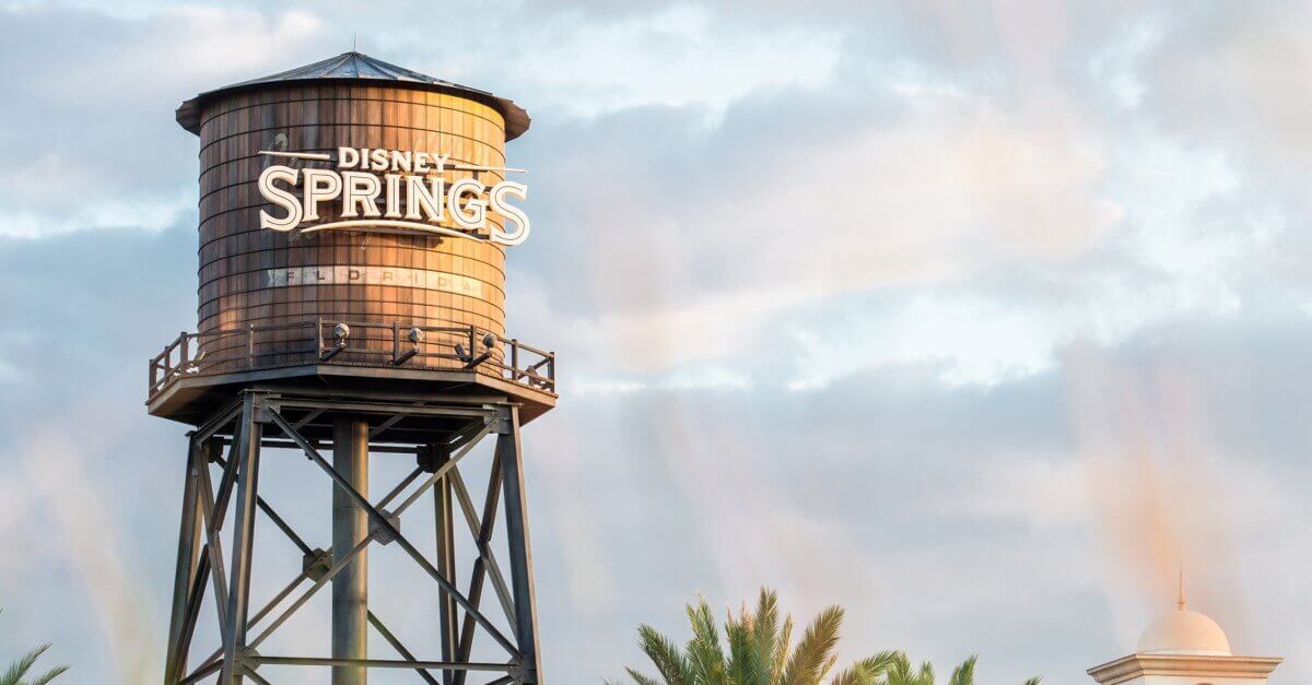 Wasserturm in Disney Springs in Walt Disney World