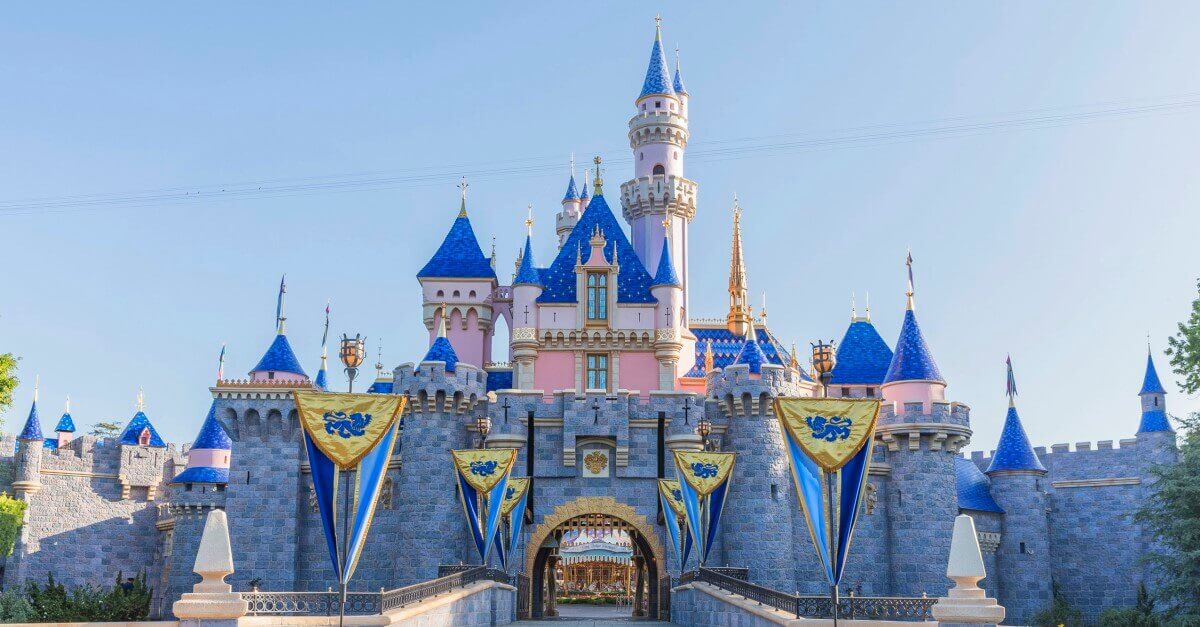 Cinderella Castle im Disneyland Anaheim in Kalifornien: das erste Disney Schloss